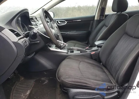 2017 Nissan Sentra S z USA, uszkodzony, nr VIN 3N1AB7AP2HY332982